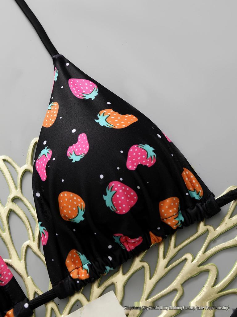 European & American 2026 Hot Style Sexy Split Thong Bikini Swimwear