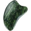 Natürliches Jade-Stein-Augenmasken- & Gua Sha-Set – Olivgrüner Teestein für Schönheitsmassagen & Wasseranwendungen