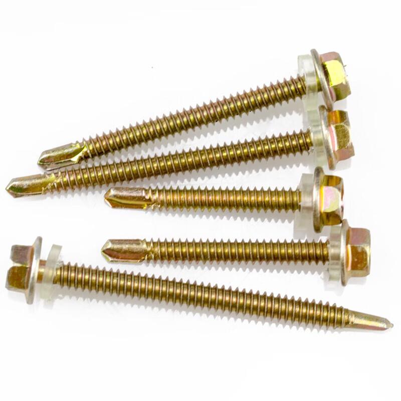 HAISTIKE HK-12 Color Zinc Hex Head Self-Drilling Tapping Screws