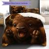 Cartoon Pattern Bedding Quilt Set Quilt Cover Pillowcase Home Decoration Birthday Gift (1 * Duvet Cover + 2 * Pillowcase, Without Core)