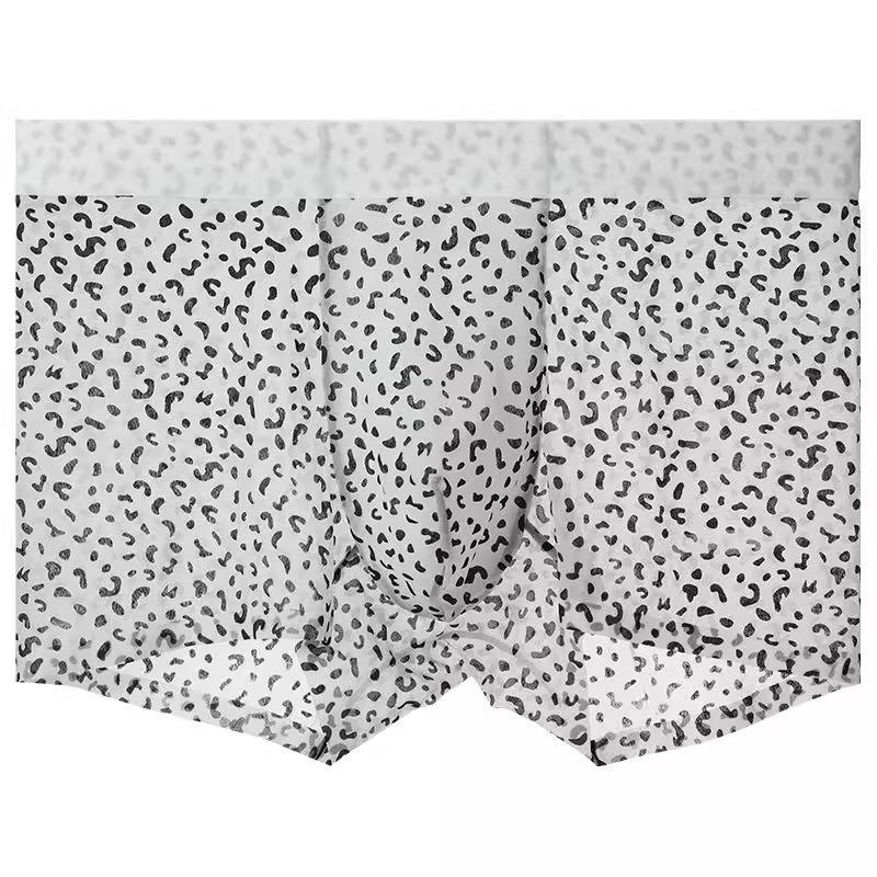 Herren Boxer Eis Seide Unterwäsche Herren Mid Waist 10A Antibakteriell Übergröße Shorts Jungen Hosen Nahtlose Masken Hosen