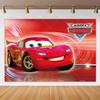 Disney Pixar Cars Lightning Mcqueen photo background for birthday party, studio photo background for kids, babies and baby welcome parties, AS41