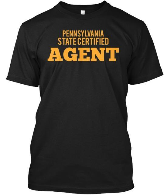 PENNSYLVANIA CERTIFIED AGENT Tee T-Shirt XL