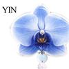 Decorative ID Badge Reel for Nurses Cute Flower Reels, Retractable Nurse Clip with Beaded Secure Backpacks Charm, Floral Name Card Holder Teacher