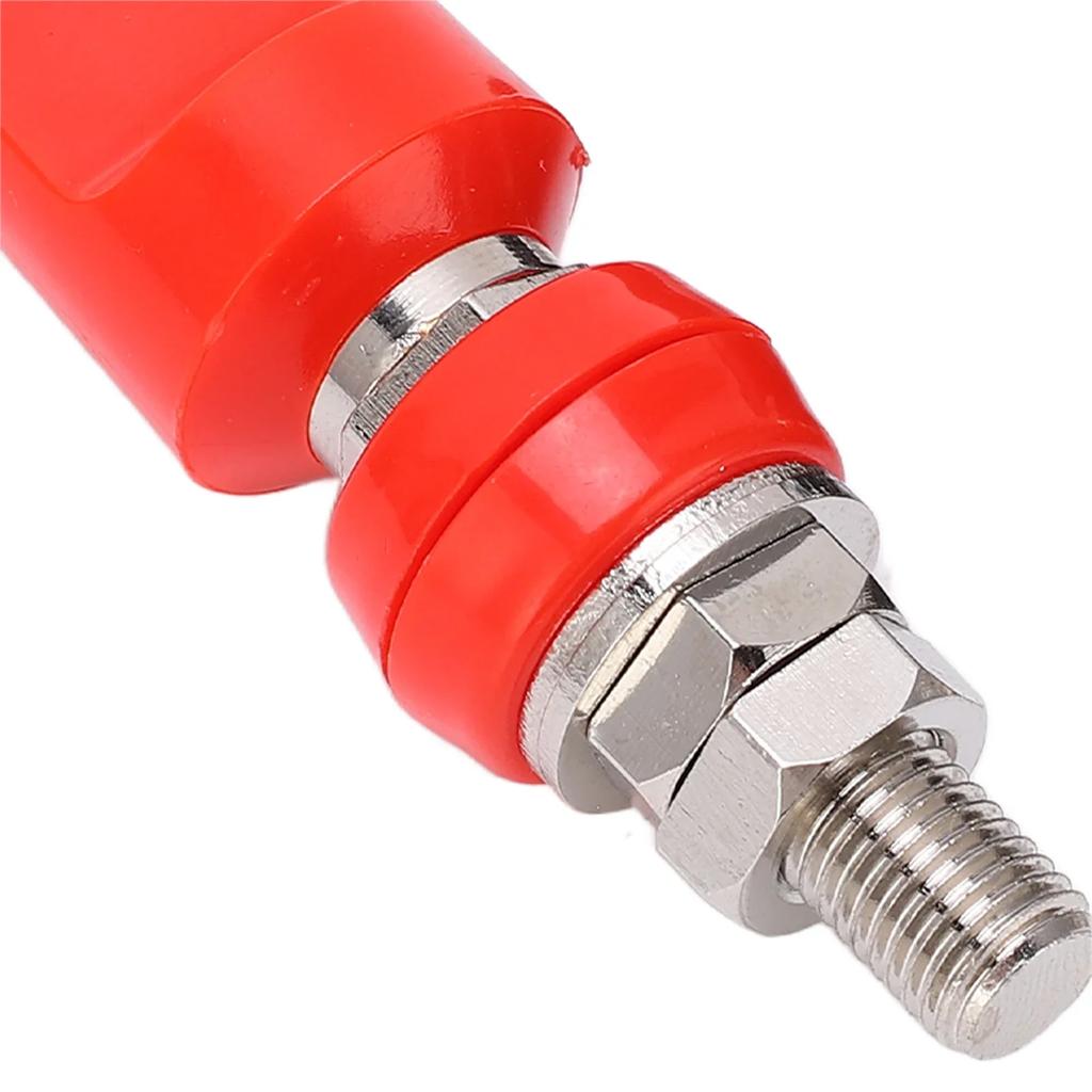 Power Terminal 100A Rated Current Clear Color Terminal Binding Post Exquisite with 4mm Plug for Electronic Equipment