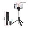 Selfie Stick Wireless Bluetooth Compatible Foldable Mini Tripod for Phone with Fill Light Shutter Remote Control for Ios Android