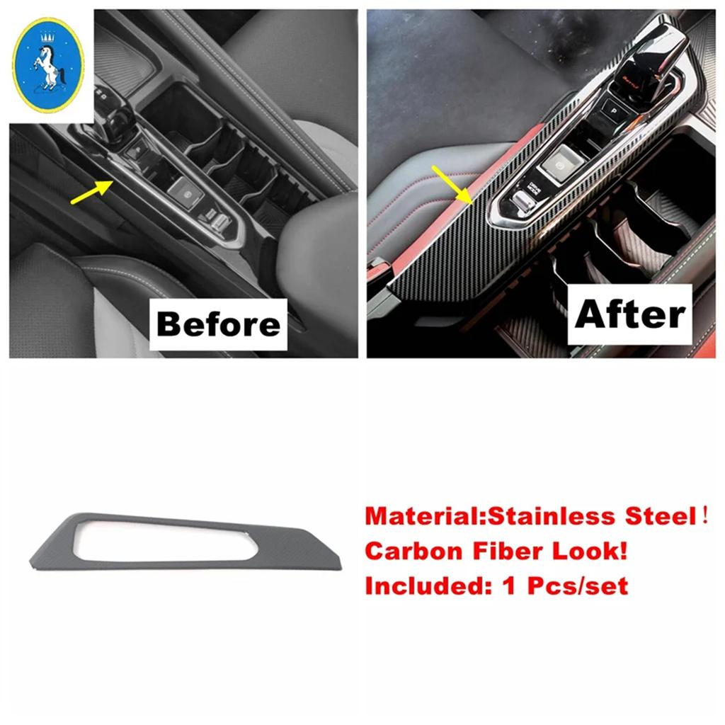 Car Center Console Gear Gear Armrest Box Frame Decoration Cover Trim Accessories For Geely Coolray SX11 / BelGee X50