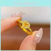 Heartshaped Yellow Fashionable Sugar Ring With Stunning Sparkle For Women Modern
