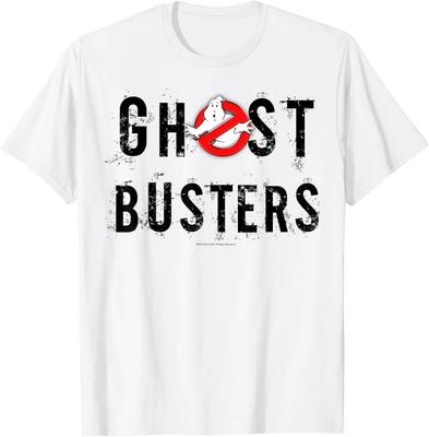 Ghostbusters Statisches Logo Text T-Shirt