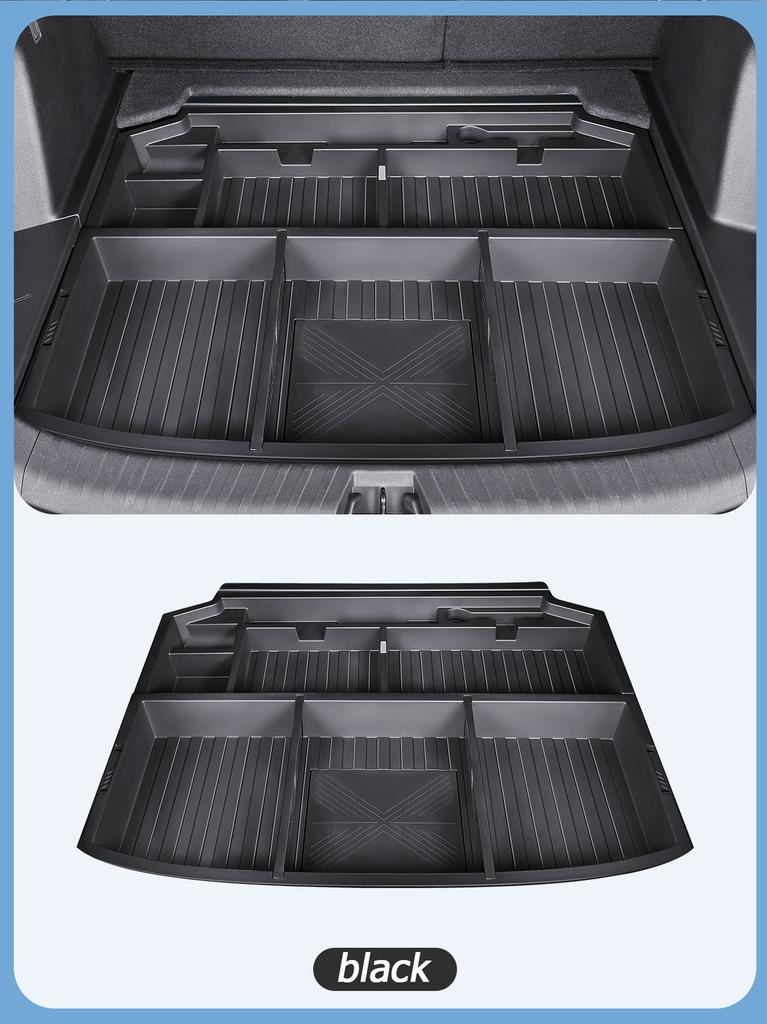 For BYD Sealion 06 EV/DMI Trunk Storage Box Multifunctional Waterproof Insert Cargo Rear Hatch Hidden Storage Box Secure Durable