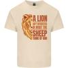 Christianity Lion Quote Religion Christian Unisexs Light Cotton TShirt