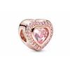 Shining Love Charm Pendant Women Jewelry Pink 787608NPM