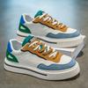 Men's shoes new summer breathable mesh thick sole heightening sports and leisure shoes men's low-top board shoes
