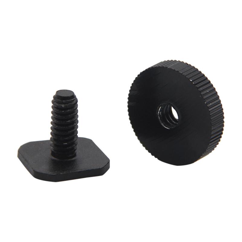 

1/4 3/8 Двойные Гайки Штатив Крепление Винт Черный Для Вспышки Горячий Башмак Адаптер Для Камеры Студийный Аксессуар