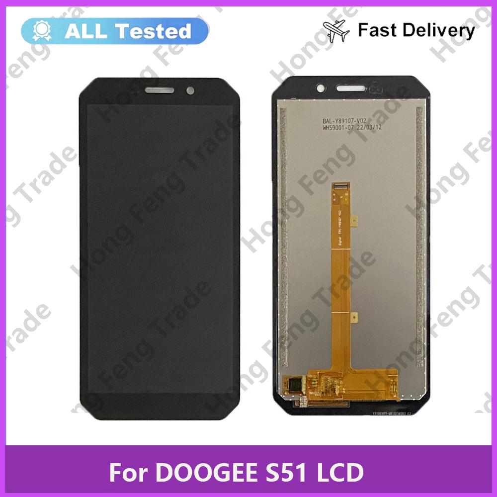LCD Screen and Digitizer Full Assembly For DOOGEE S51