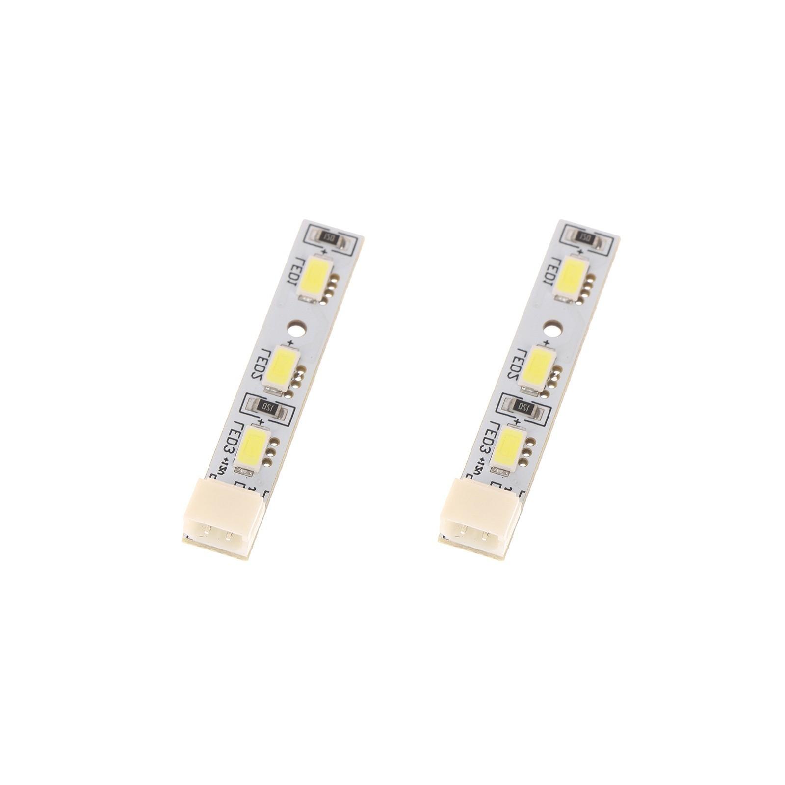 

Легкая установка светодиодной лампы для холодильника, морозильника, энергоэффективная светодиодная планка для холодильника, запасные части, аксессуары 2PC