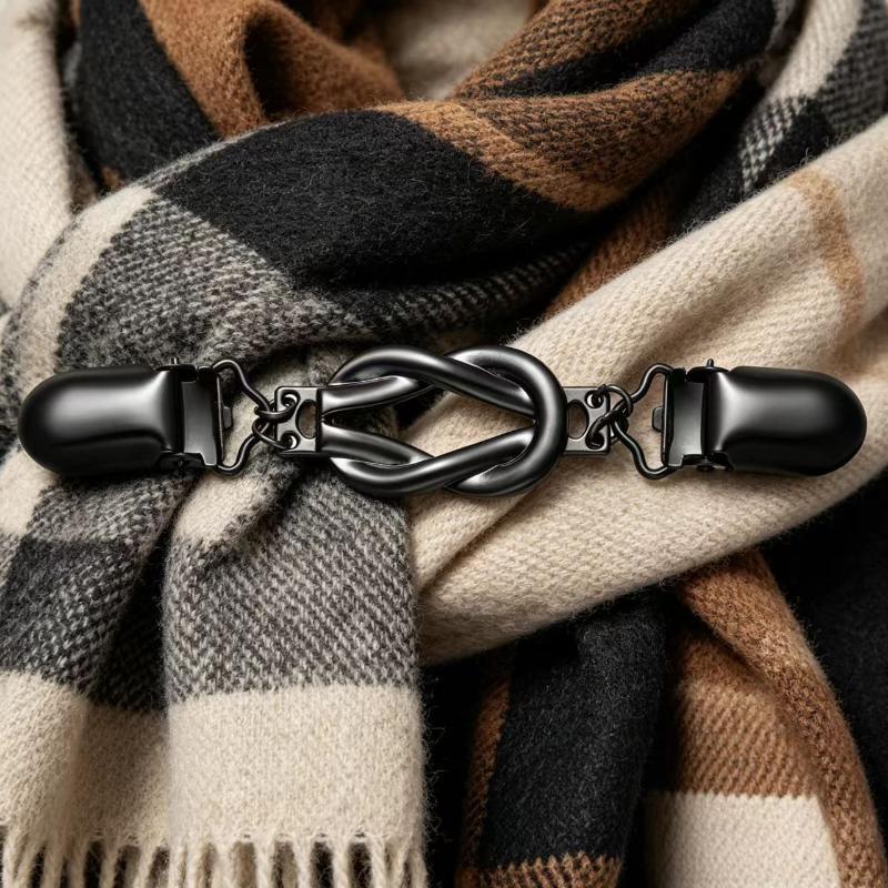 3/4/6Pcs Vintage Cinch Fasteners Durable Non-slip Sweater Shawl Clips for Women Shirts Blouses Daily Outfits