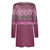 Sweter damski, damski kardigan z długim rękawem, lekki płaszcz, swobodny, jesienny, nadrukowany top, sweter z kieszeniami