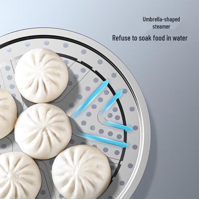 KOBACH 32cm 304 Stainless Steel Double-Layer Steamer