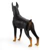 Pvc Toy Doberman Dog Model For Childrens Educational Farm And Animal Scene