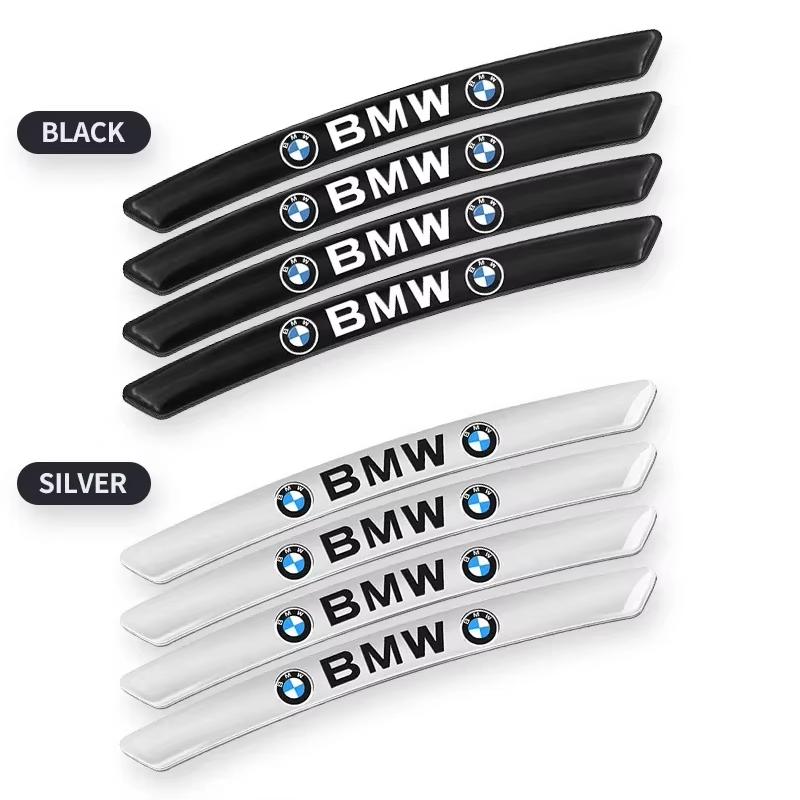 2025 For BMW Carbon Fiber Vinyl Car Tire Wheel Hub Rims Decals Sticker Car Accessories For BMW E36 E46 E90 F10 F30 F20 E87 E92 G