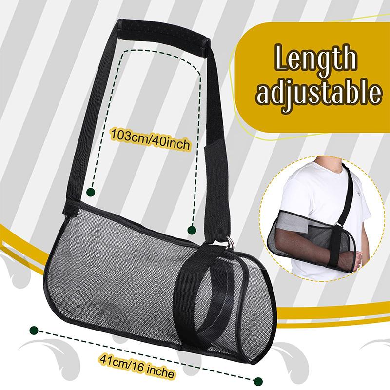 Adjustable Breathable Arm Sling Universal Support Shoulder Strap Brace Immobilizer Wrist Elbow Forearm Support Brace Straps