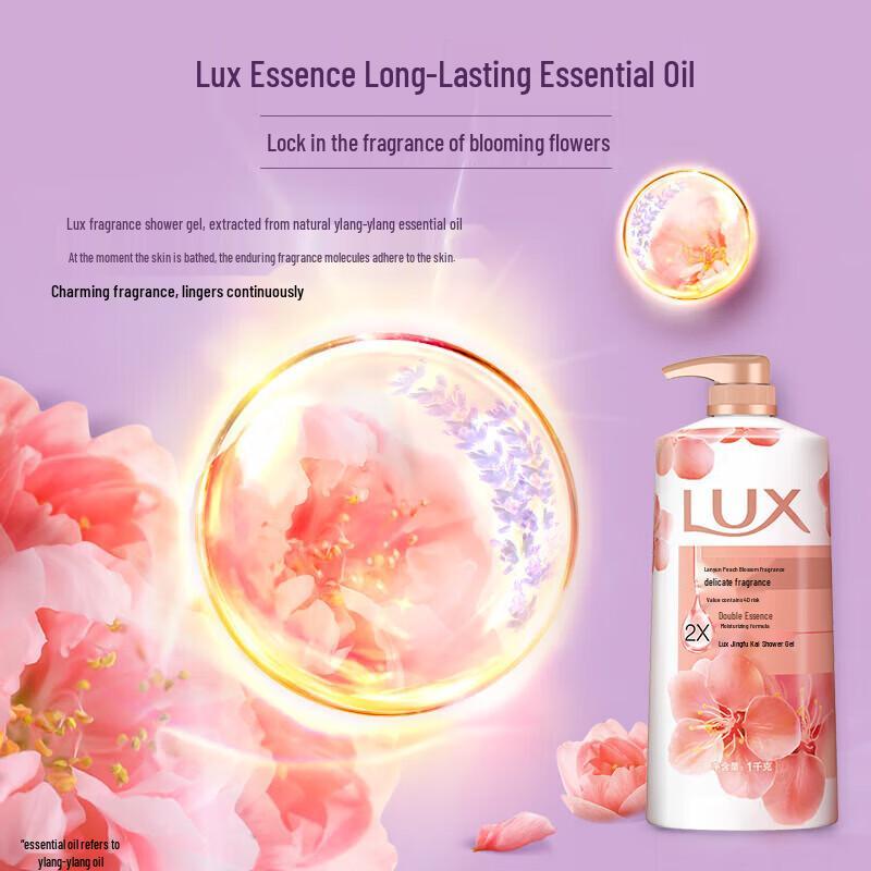 LUX Peach Blossom Fragrance Shower Gel