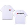 2025 Yokohama Advan GT Modified Wheel Hub Peripheral Short-sleeved Men's Summer Pure  Versatile Loose Casual T-shirt