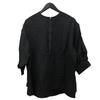 IENA 3/4 sleeve shirt blouse with back zip 25051900949020 Black Size: 38