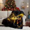 Club Vill-arreal Crest Design Throws Blanket Flannel Blankets Plush for Couch Bed Gifts for Men Women Travel picnic blanket Christmas fan gifts