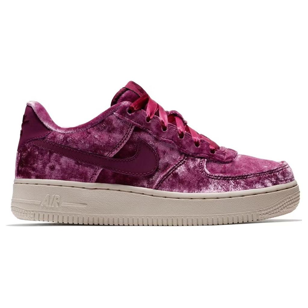 New Nike Air Force 1 Low Crushed Velvet GS 849345-601