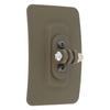 Helmet Mount Quick Installation Hook and Loop Fastener Nylon High Strength Helmet Mount Base for Outdoor Activities Tan