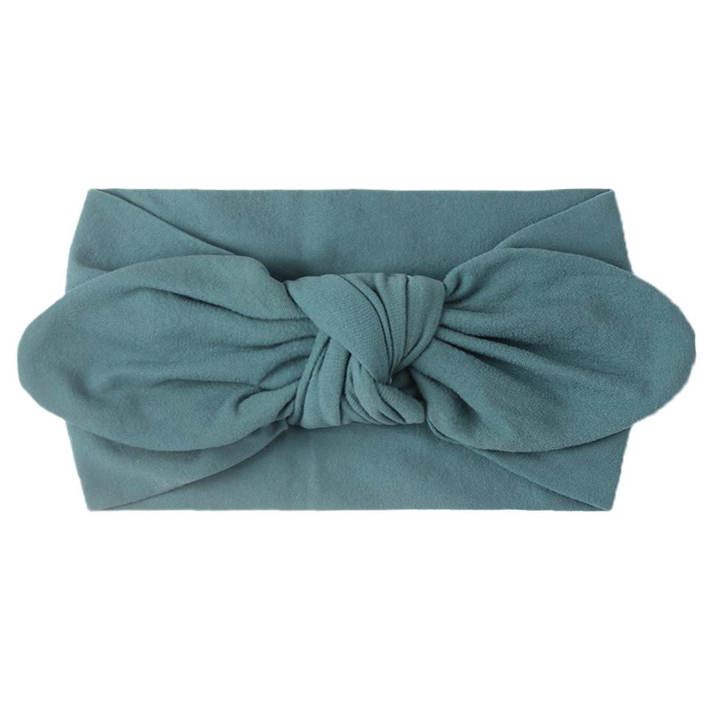 23-Color Newborn Baby Soft Nylon Headband with Rabbit Ears – Four Seasons Accessory