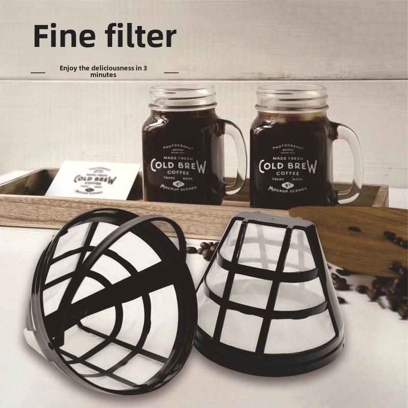 Nylon Coffee and Tea Maker Filter with Handle - LFGB & FDA Certified