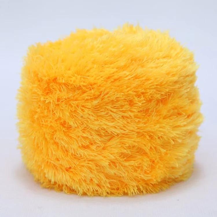 200g 3 Strands Crystal Fleece Coral Poke Embroidery Thread Towel DIY Knitting Material Bag Hand Sewn Mesh Bag Yarn Crocheting