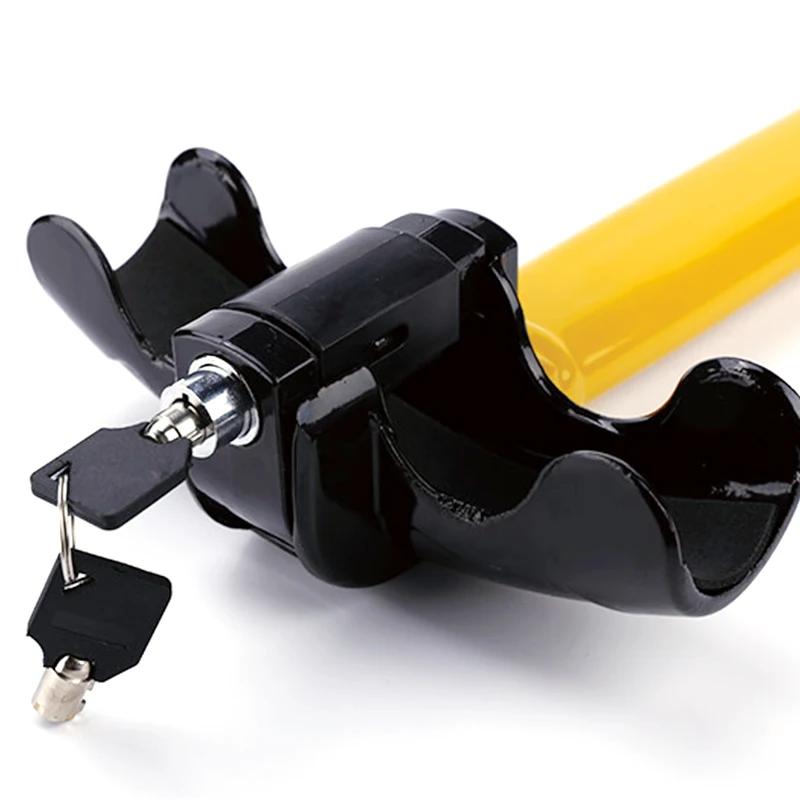 Universal Car Steering Wheel Lock Heavy Duty Anti-theft Car/Van Rotary T-Bar Steering Wheel Lock Enhance Security Immobiliser