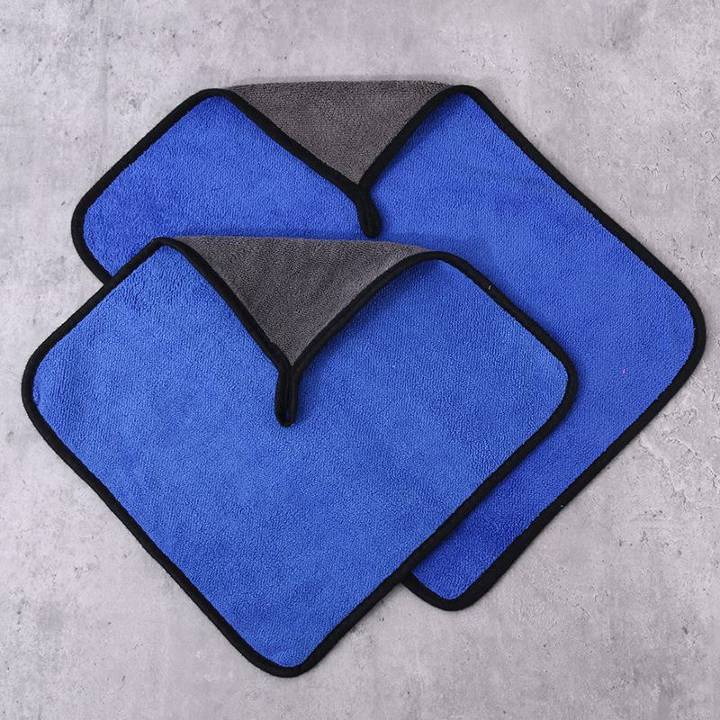 

Мягкое, толстое и впитывающее полотенце для купания кошек и собак.. Быстросохнущее полотенце и салфетка из кораллового флиса для мытья автомобиля. 30*30 (400g polyester) синий