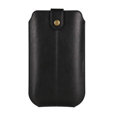 Magnetic Leather Phone Belt Pouch with Card Slot
