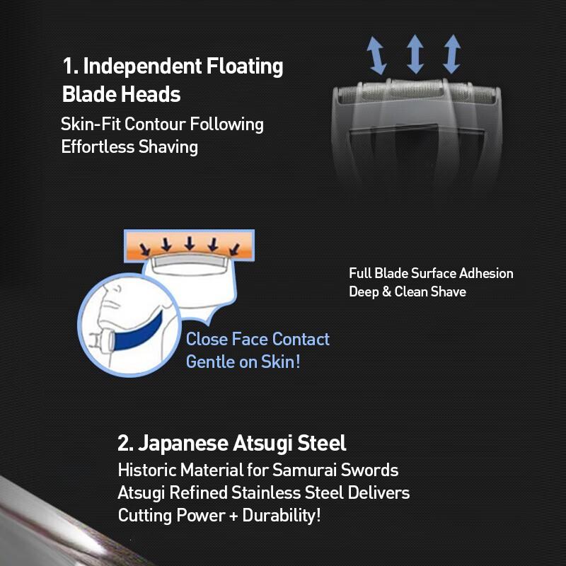 Panasonic Portable Shaver Dry/Wet Dual Shaving ESB383-S