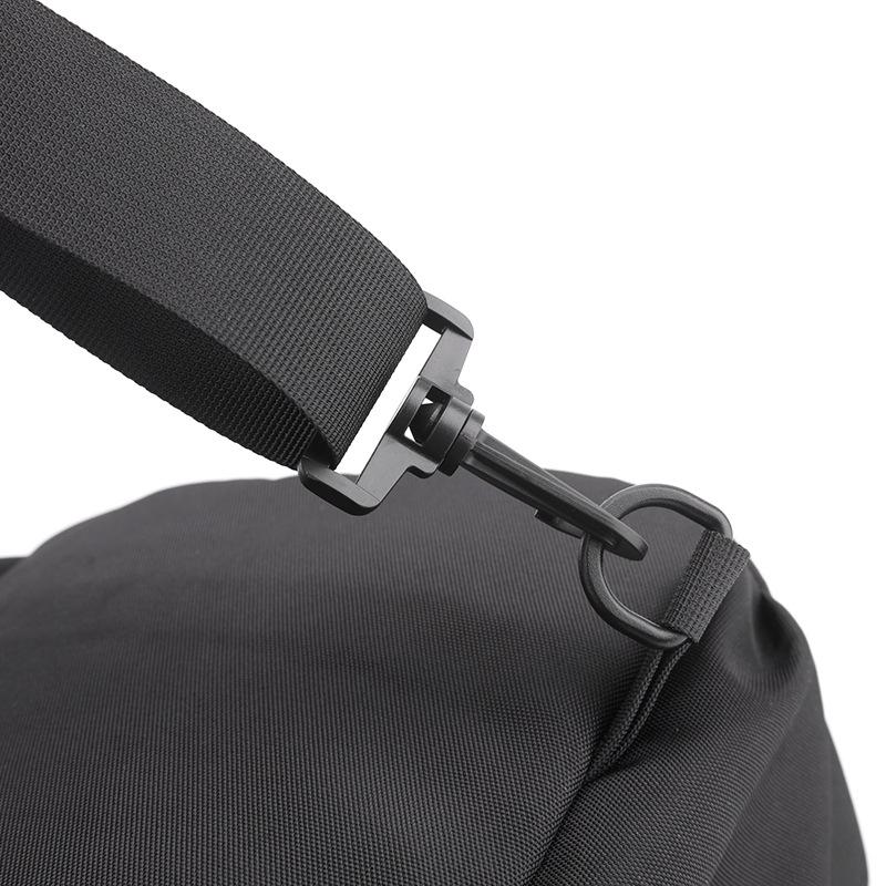 Men's Messenger Bag Oxford Cloth Water Bottle Holder Water Resistant Crossbody Bag Large Capacity Commuter Sling Bag For Daily Use