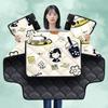 Cozy Fleece-Lined Windproof Blanket for Electric Vehicles - Perfect for Autumn & Winter