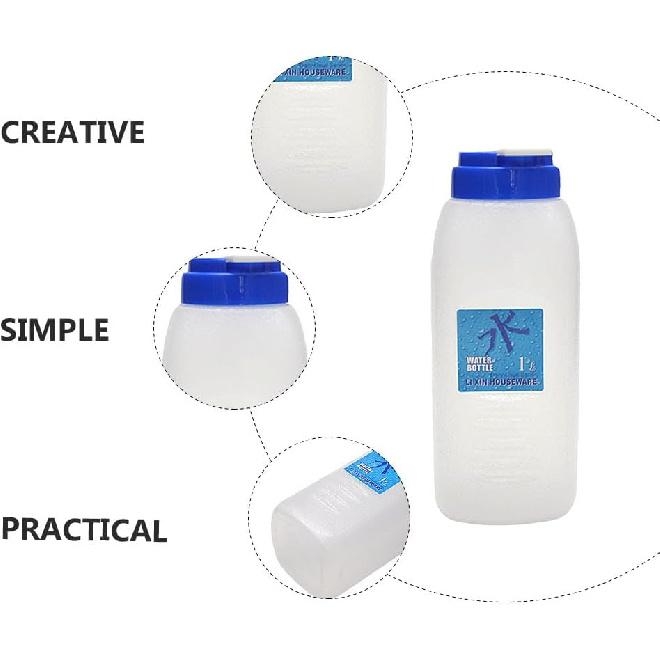 Angoily 2pcs Korean Style Cold Water Jug Lemonade Pitcher Cold Water Kettle Bedside Water Coffee Huge Water Bottle Acrylic Water Pitcher Plastic