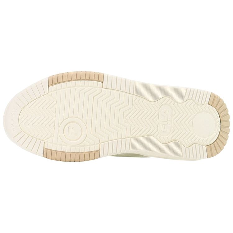 Fila Canestro Fabric Synthetic Leather Fashion Casual Low Top Retro Basketball Shoes Women Sneaker White F12W241603FWA