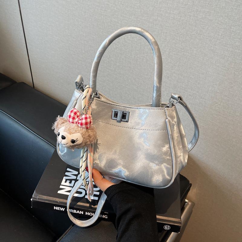 Handheld small bag women's new fashion trend bucket bag casual simple shoulder messenger women's bag