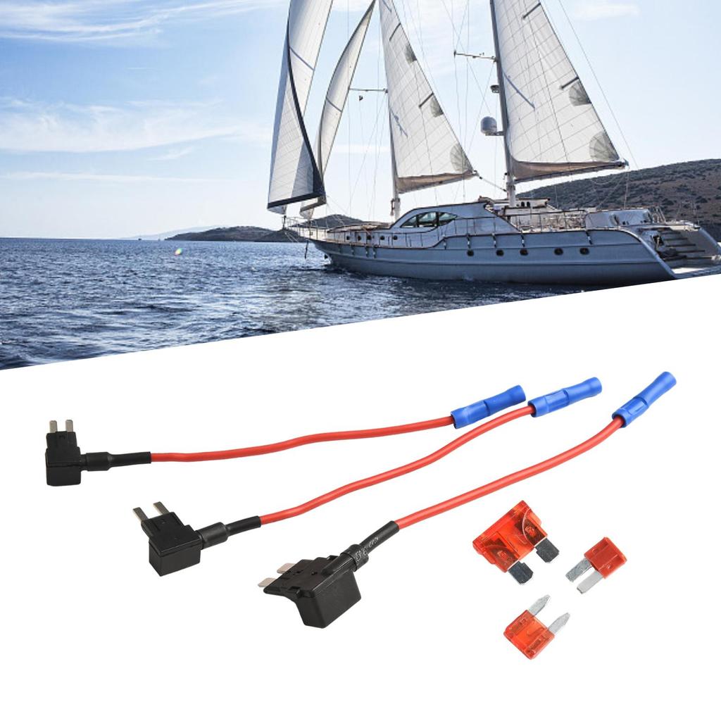 3 Typen Auto Add-a-circuit Sicherungsabzweigadapter Standard Auto Flachsicherungshalter