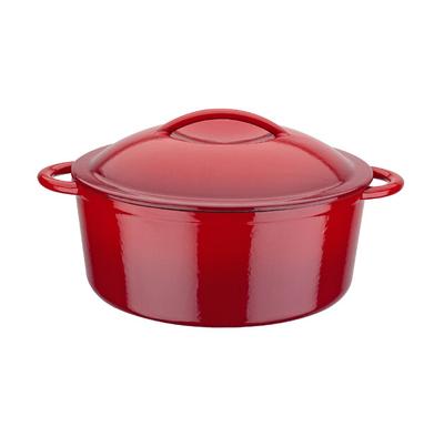 GSW Cast Iron Saucepan 24 Cm - 4.0 Liters RED SHADOW