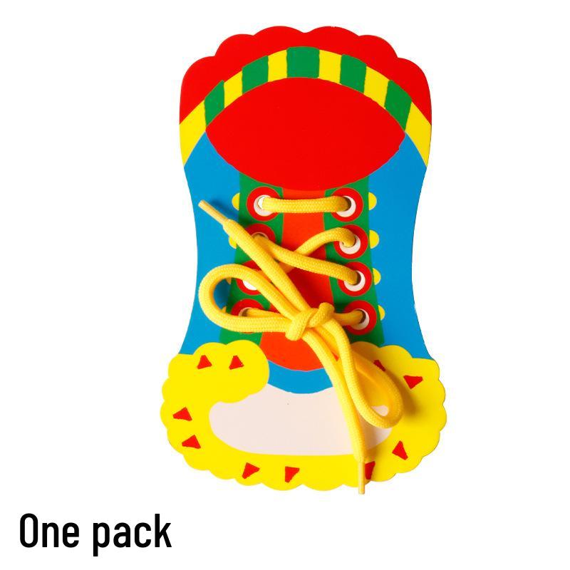 

Игрушки для завязывания шнурков своими руками для детей - Образовательные материалы для раннего обучения для подарков в детский сад