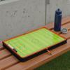 Soccer Board Foldable Design Football Folding Instructor Clipboard for Coaches, Sideline, Game