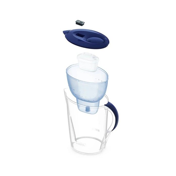Carafe Filtrante - BRITA - Marella XL + 1 Maxtra Pro PP - Capacité 3,5 L - 150 L - Couleur Bleu