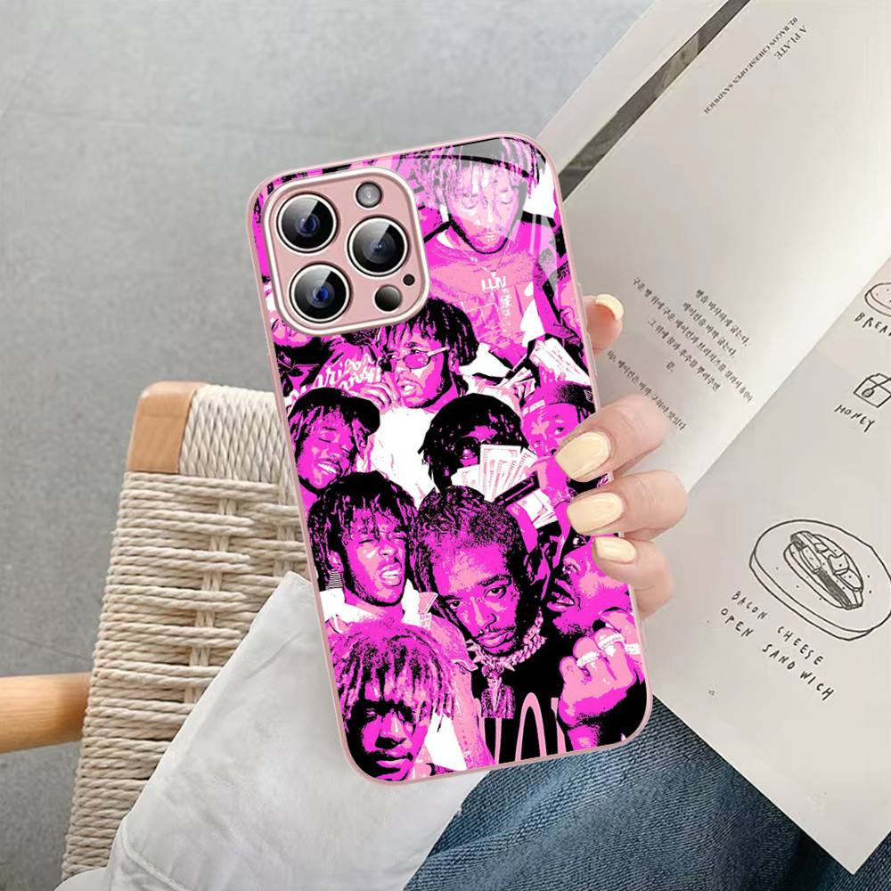 Rapper Lil Uzi Vert Tempered Glass For Iphone 14 13 12 11 Pro Mini XS MAX 14Plus X XS XR Cover